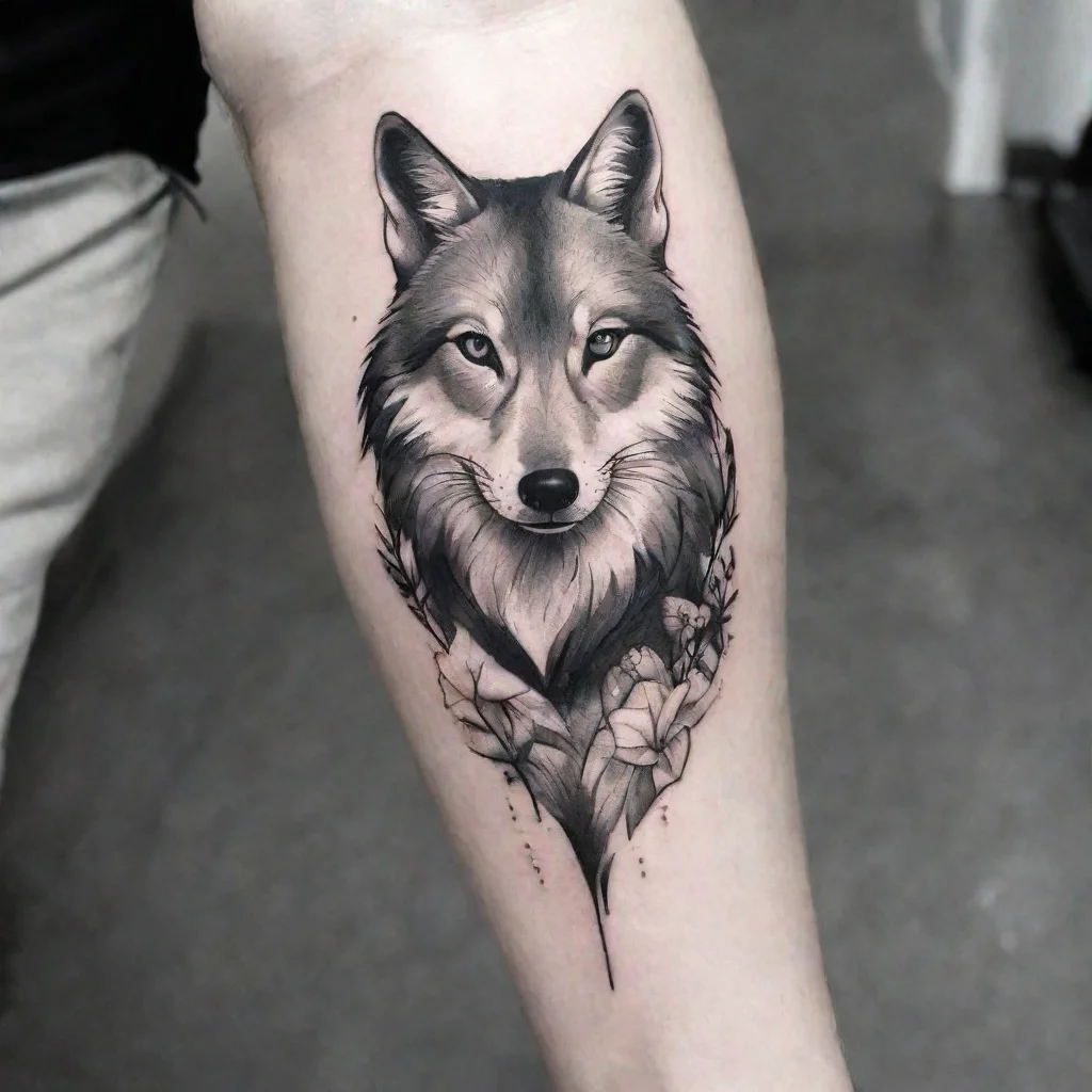 aitrending animal fine line black and white tattoo good looking fantastic 1