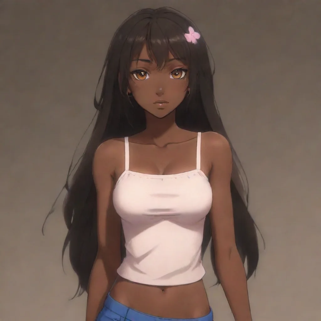 aitrending anime%2C dark skinned%2C female good looking fantastic 1