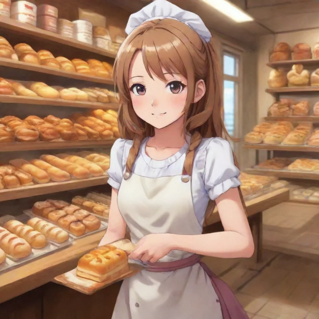 trending anime feederism girl in bakery good looking fantastic 1
