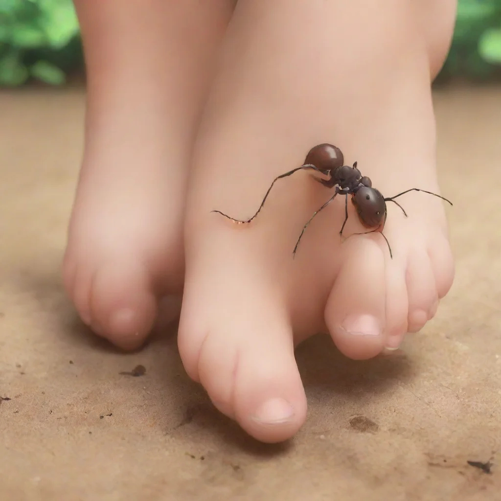 trending anime girl ants crawling on feet and toes good looking fantastic 1