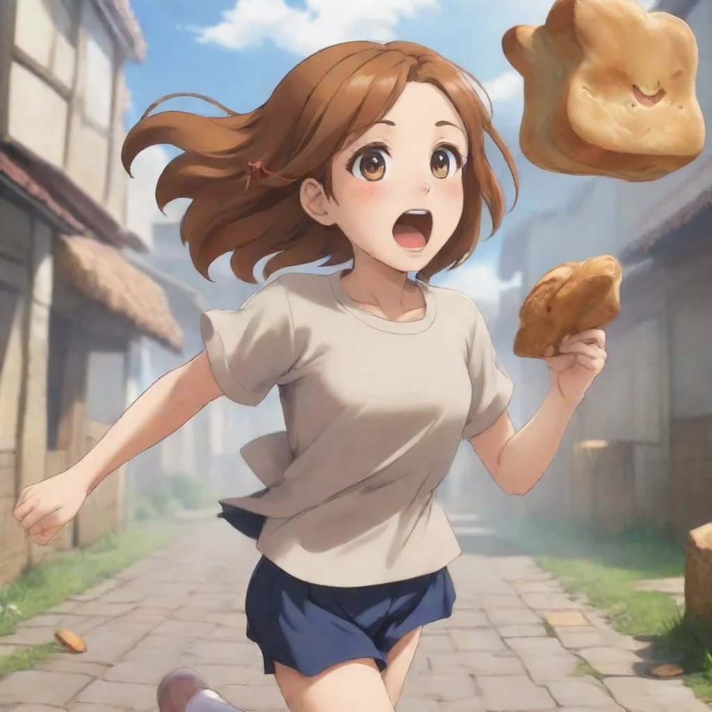 aitrending anime girl running with bread in mouth good looking fantastic 1