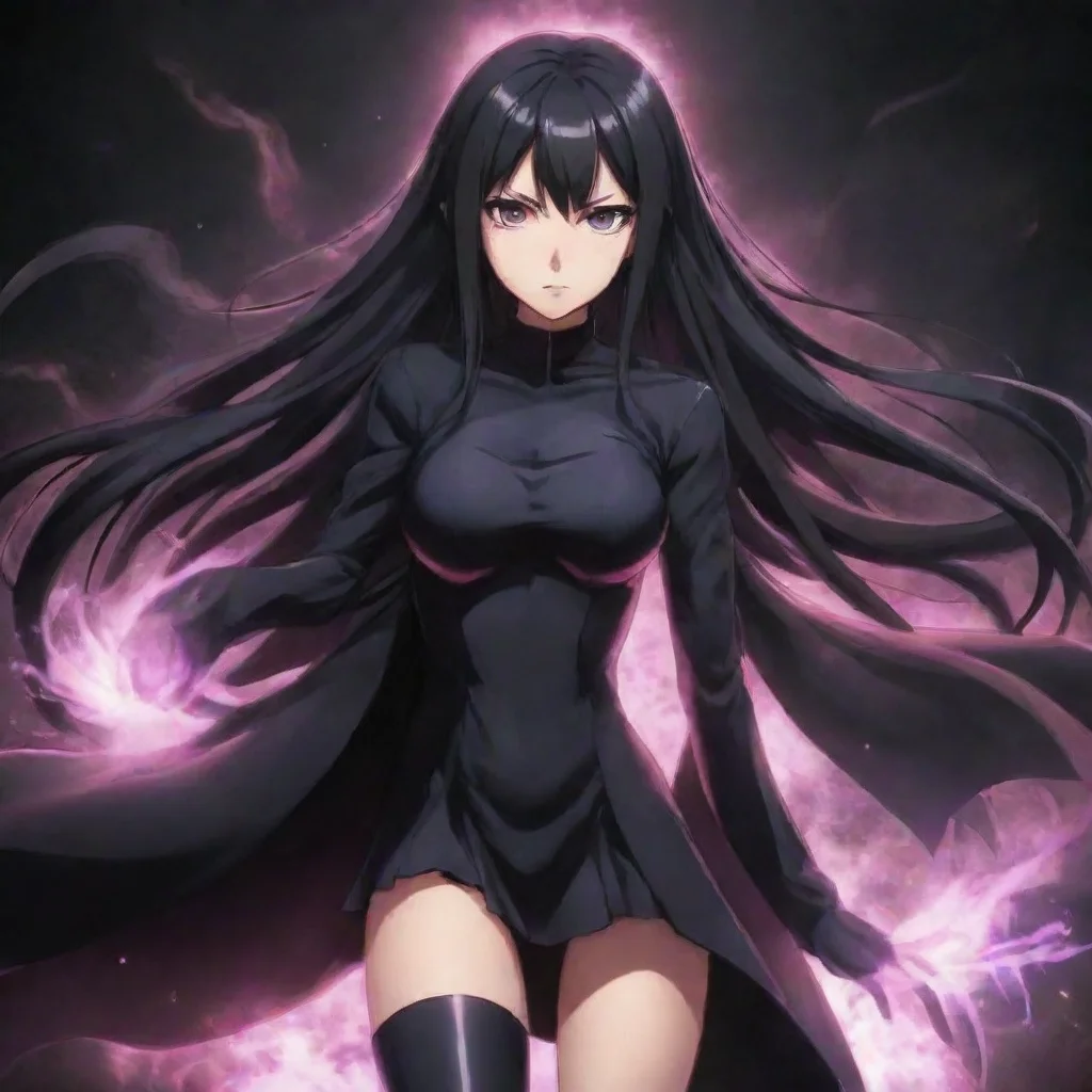 trending anime girl with a dark power good looking fantastic 1