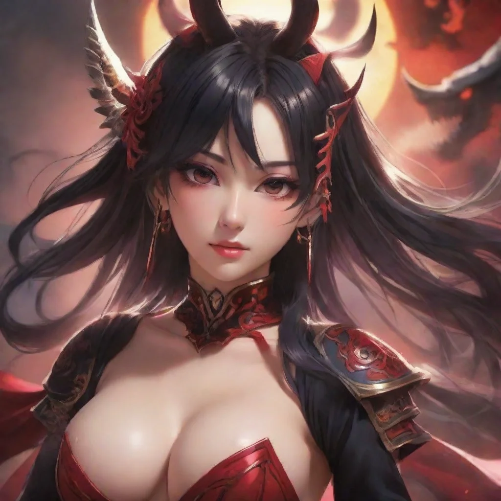 trending anime seductive beauty grace demon japanese warrior good looking fantastic 1
