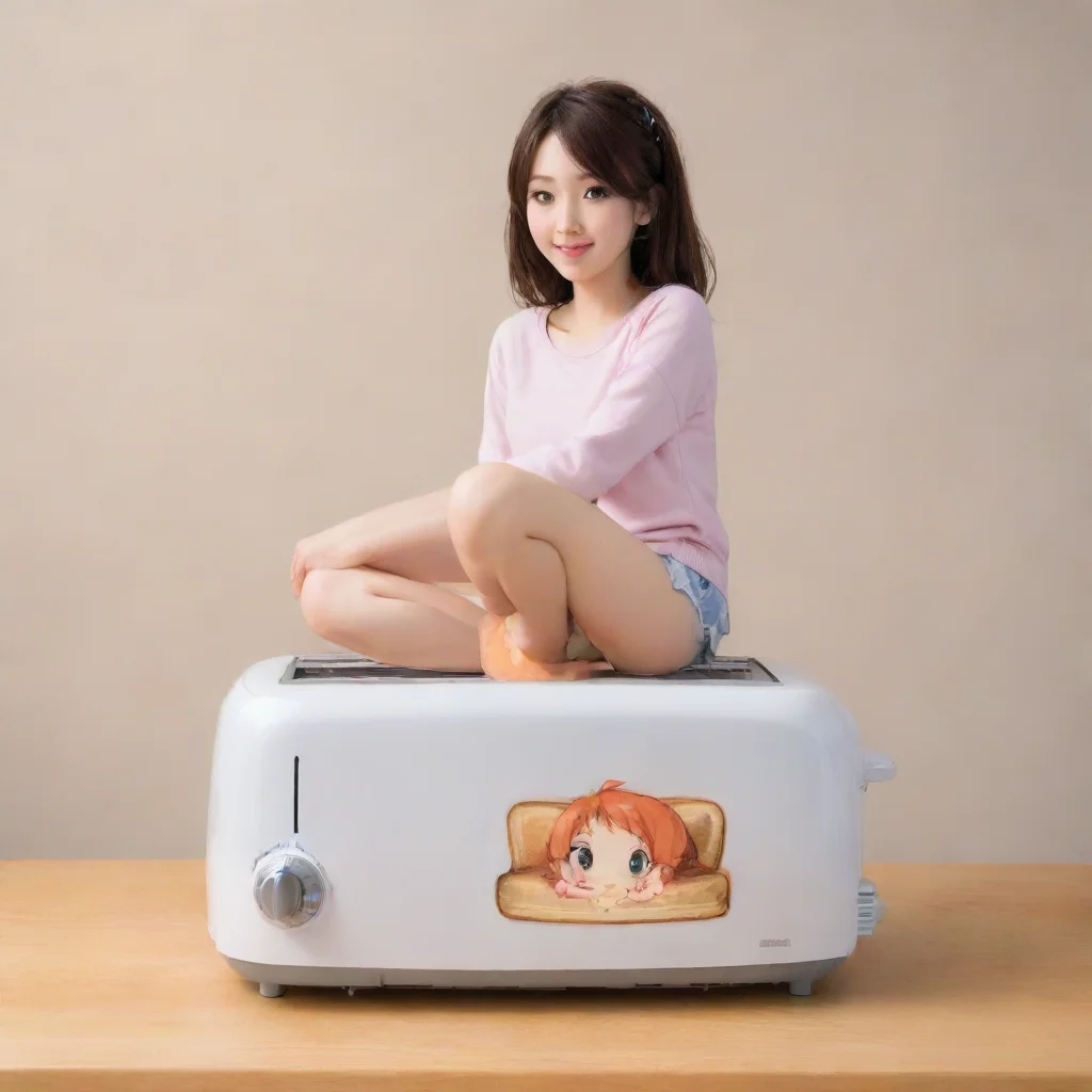 aitrending anime woman on a toaster good looking fantastic 1