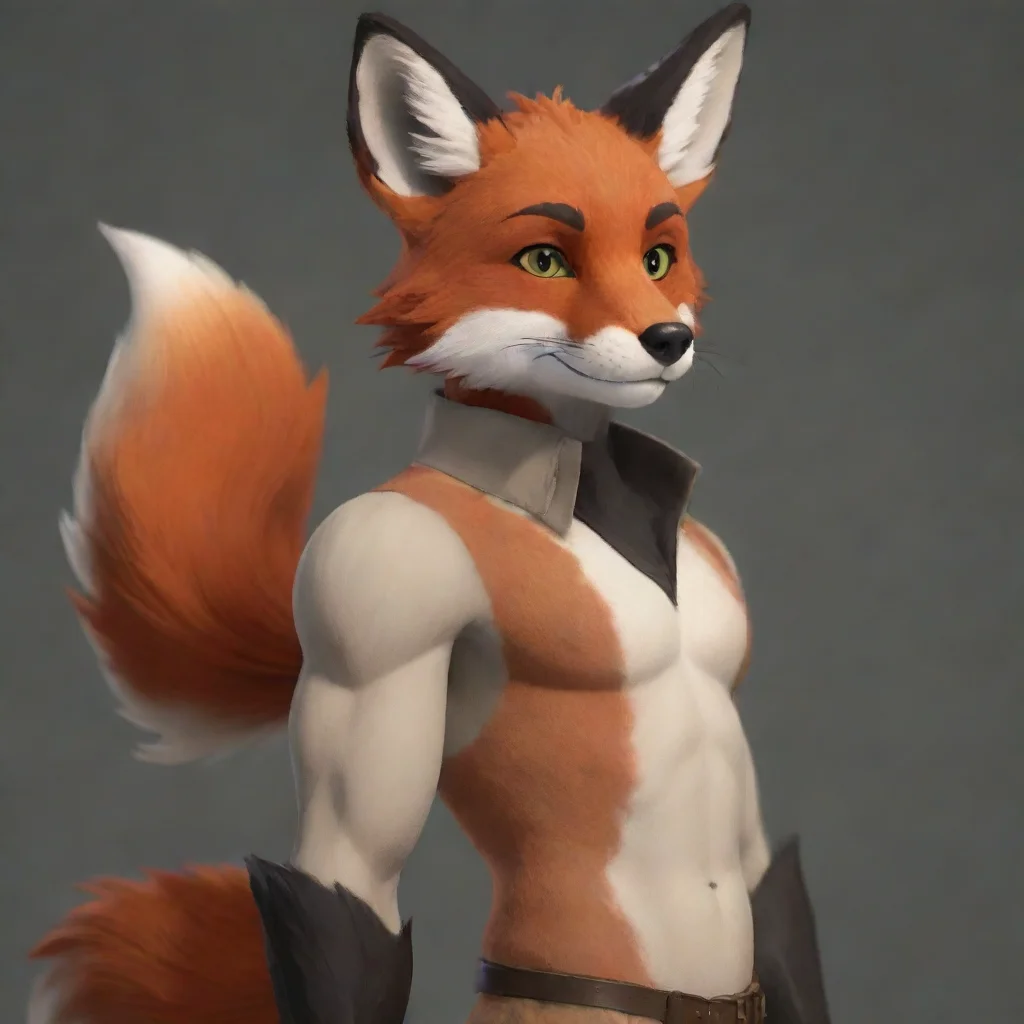 aitrending anthro male red fox good looking fantastic 1