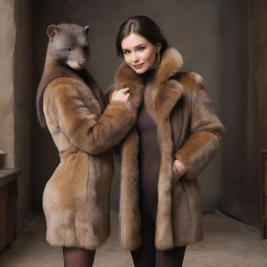 trending anthro minks putting a fur coat on a human good looking fantastic 1