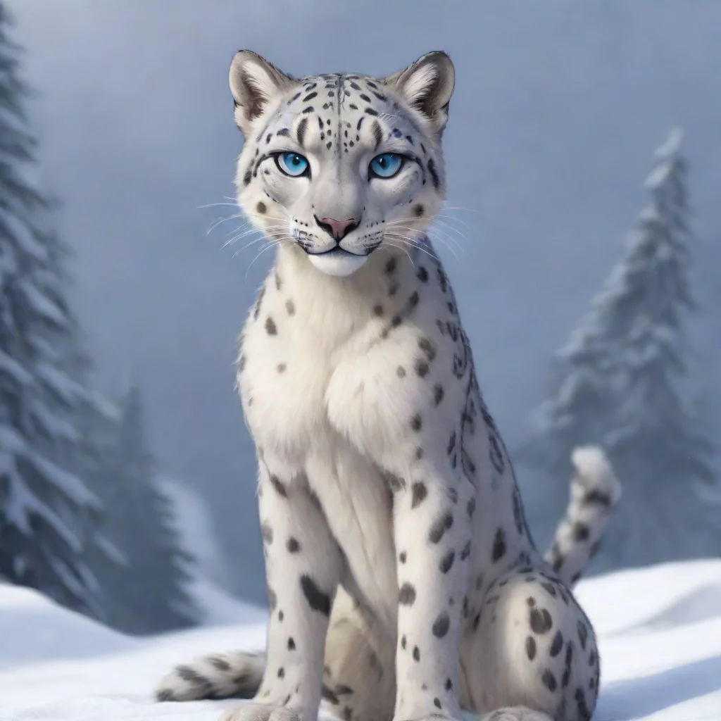 aitrending anthro snow leopard good looking fantastic 1