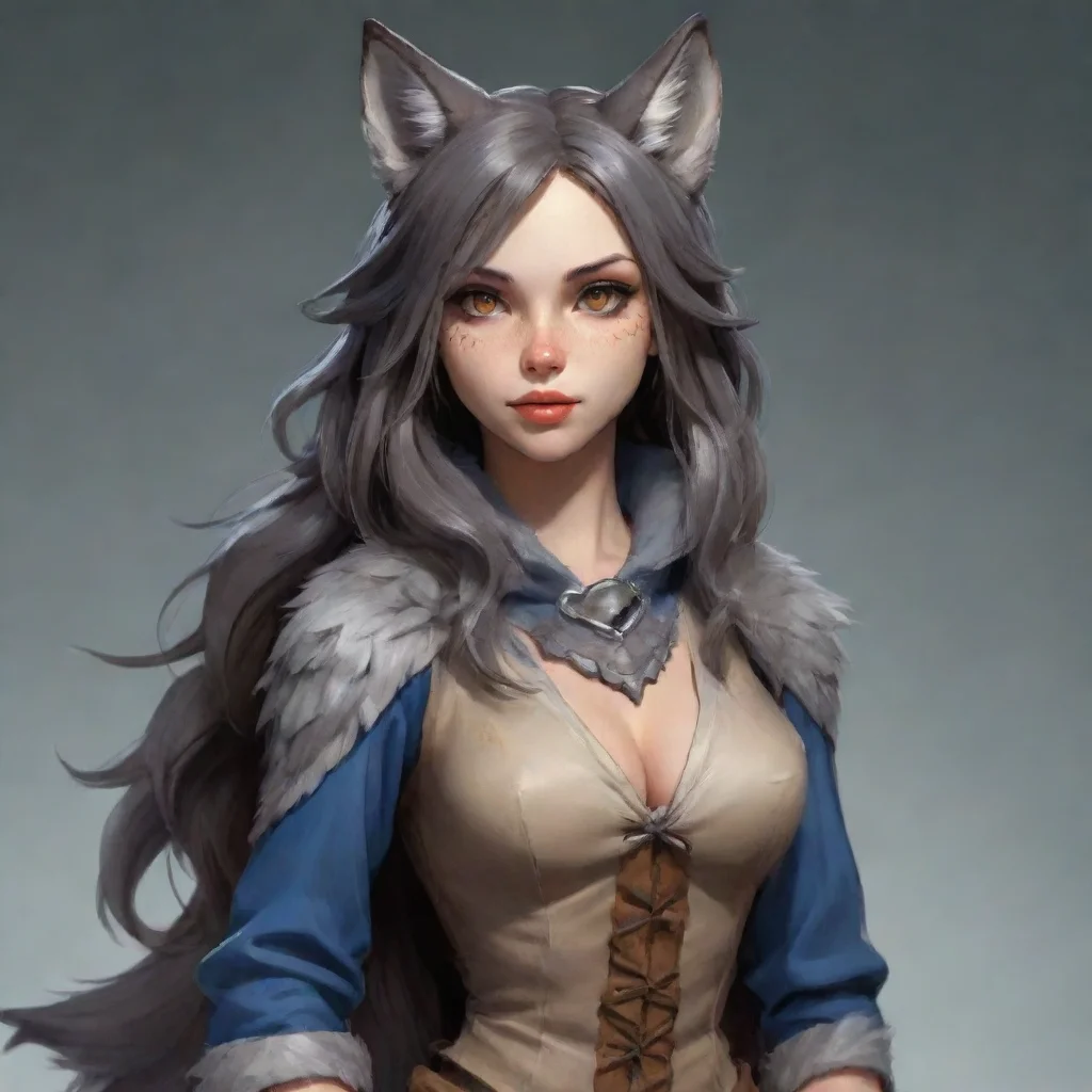 aitrending anthropomorphic wolf girl good looking fantastic 1