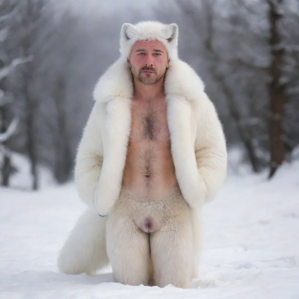 aitrending arctic fox covered male human good looking fantastic 1