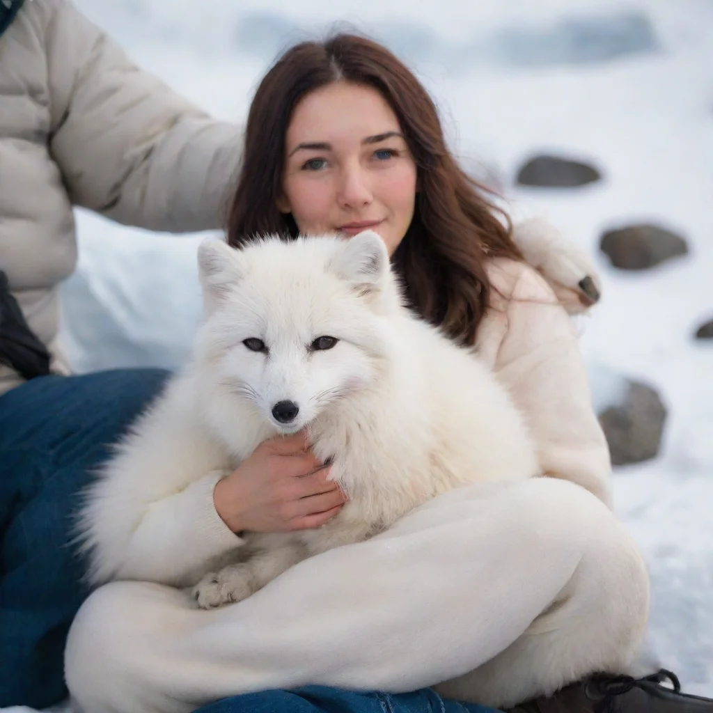 aitrending arctic fox sitting on human%27s lap good looking fantastic 1