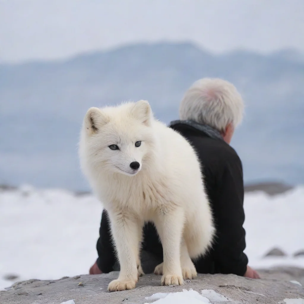 aitrending arctic fox standing on human%27s back good looking fantastic 1