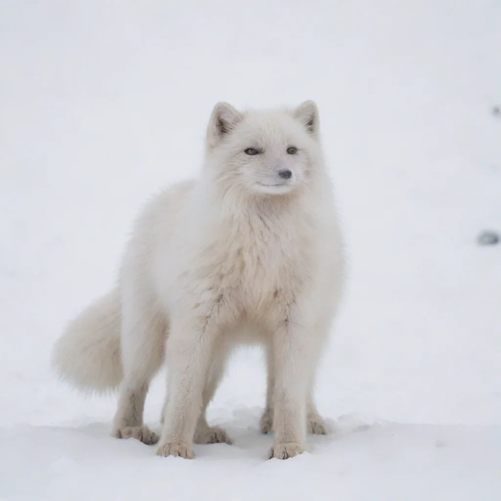 aitrending arctic fox standing on laying down human%27s back good looking fantastic 1
