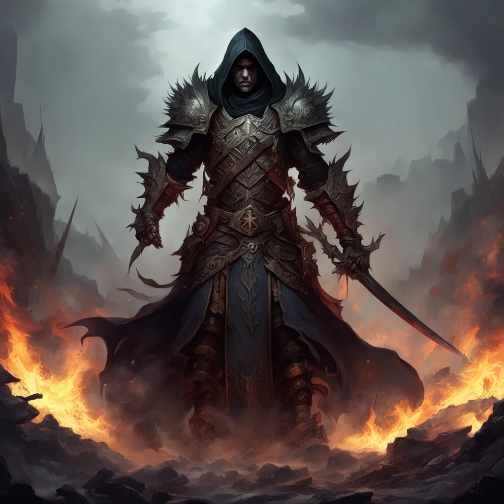trending art of warriors in the apocalypse in divide and conquer conflict necromancer good looking fantastic 1
