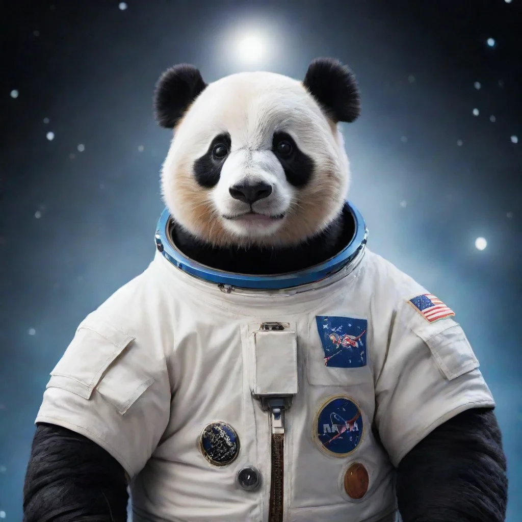 aitrending astronaut panda good looking fantastic 1