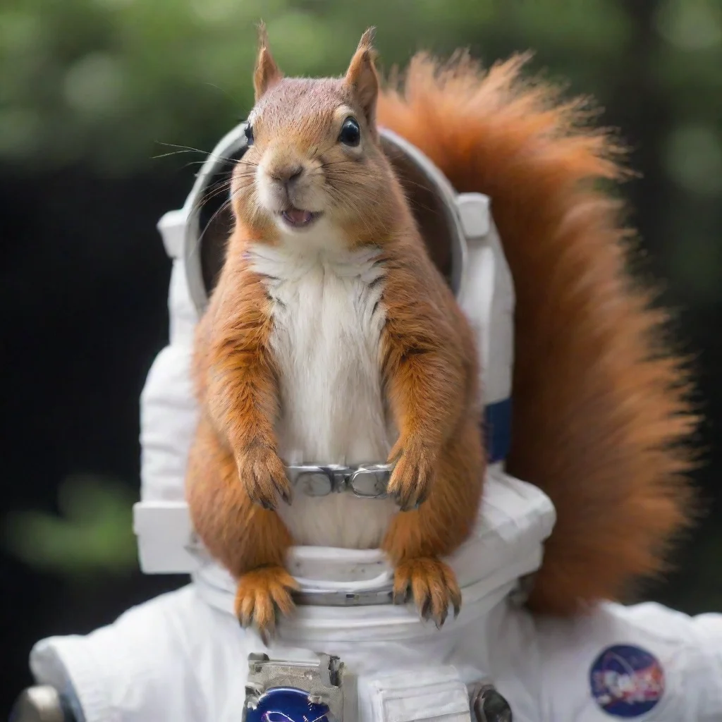 aitrending astronaut squirrel good looking fantastic 1