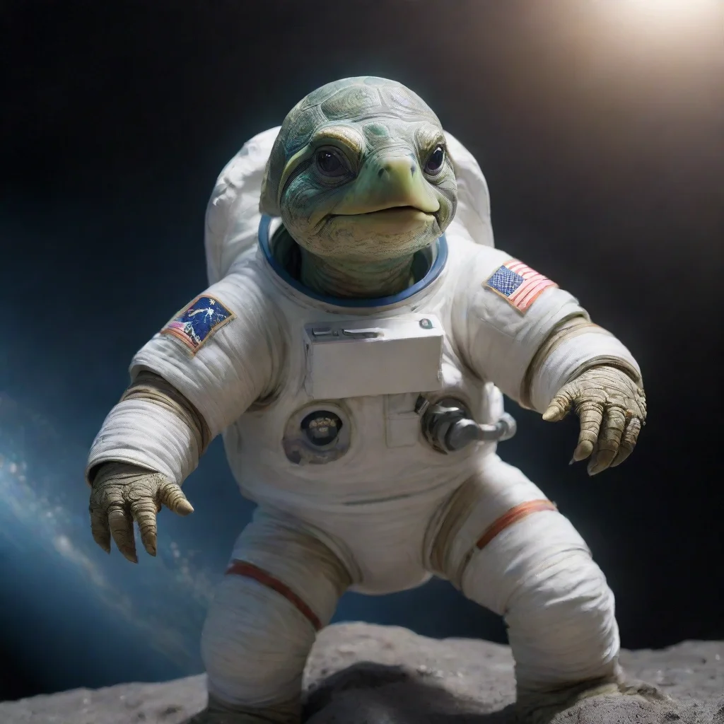 aitrending astronaut turtle good looking fantastic 1