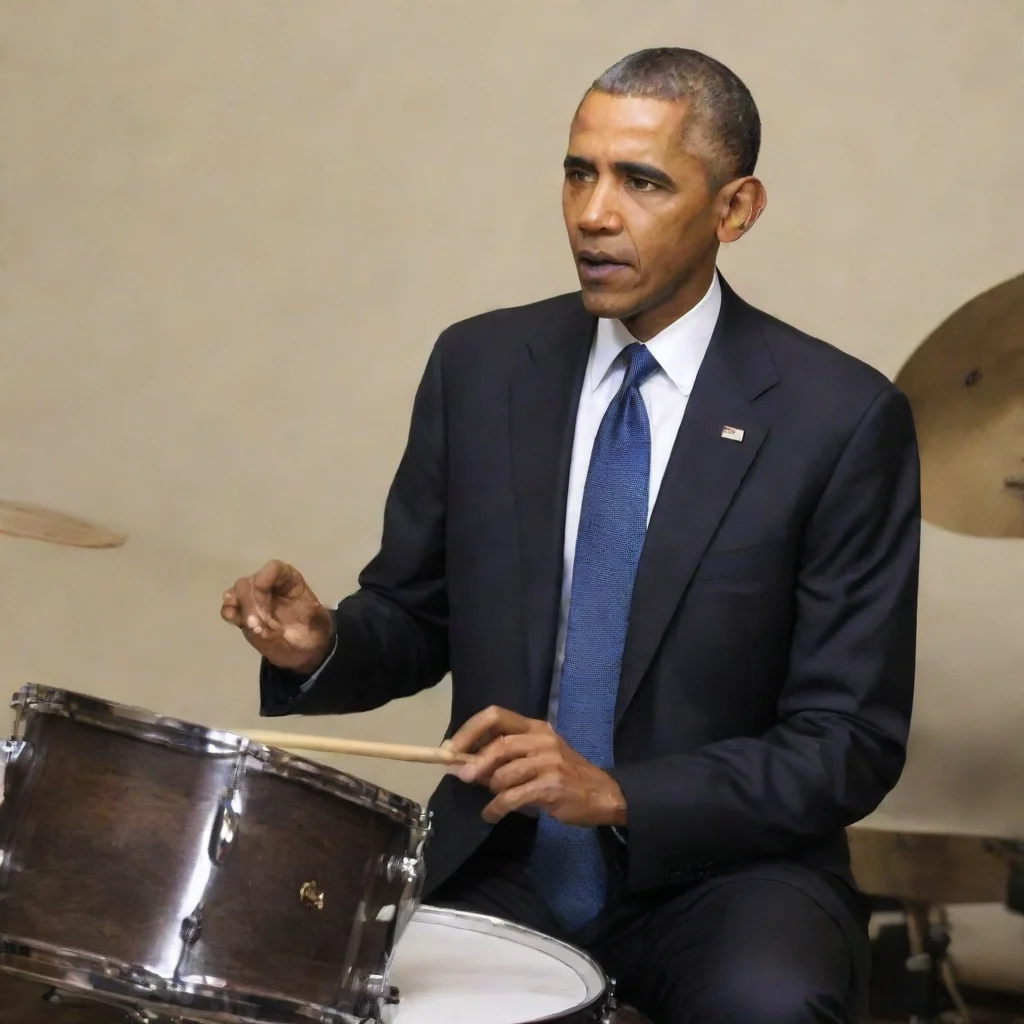 aitrending barack obama playing drums good looking fantastic 1