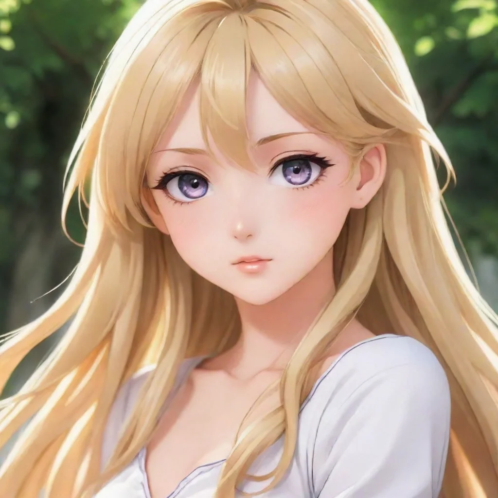 aitrending beautiful blonde anime girl good looking fantastic 1