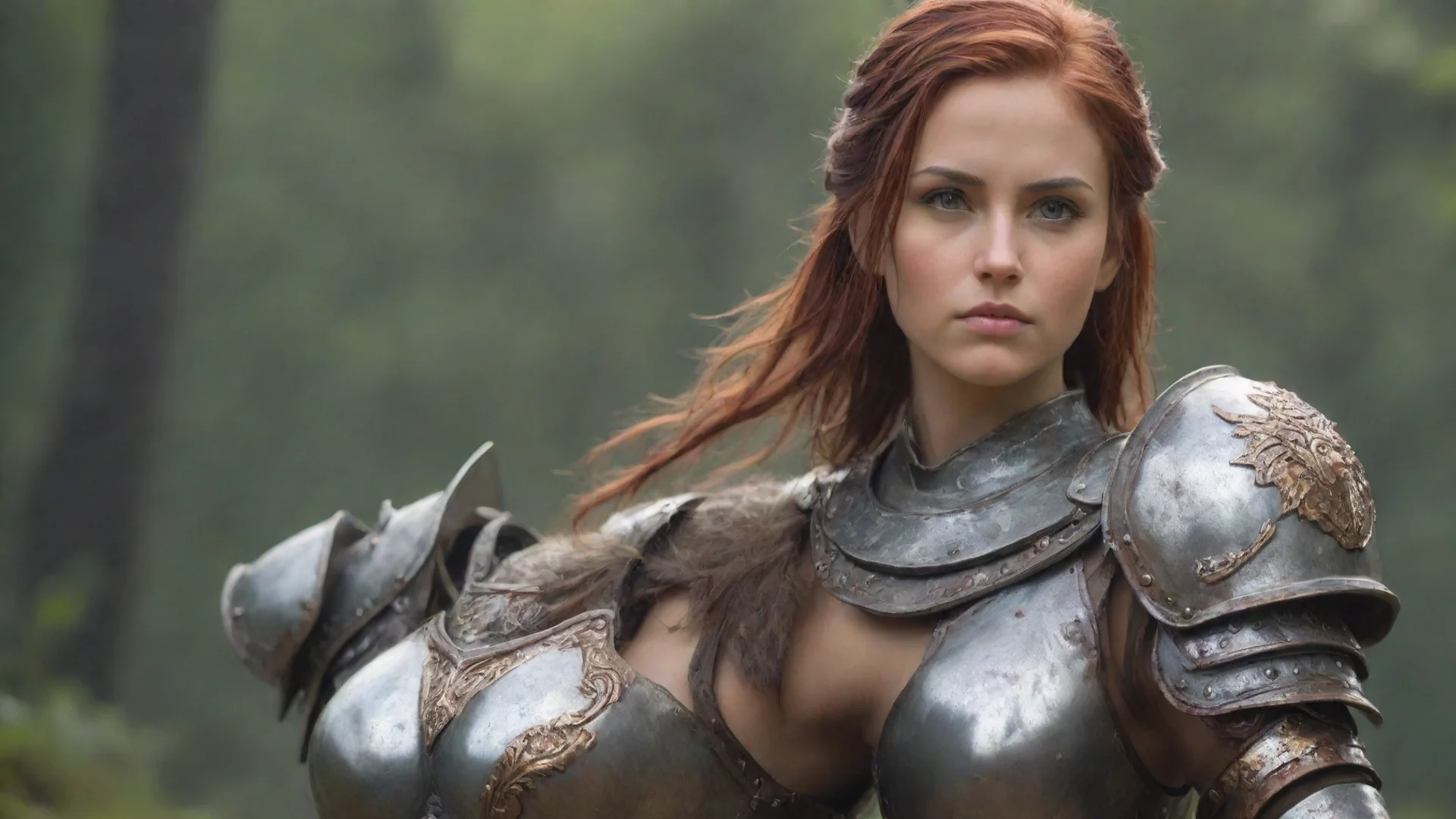 aitrending beautiful female warrior in tiny armor good looking fantastic 1 wide