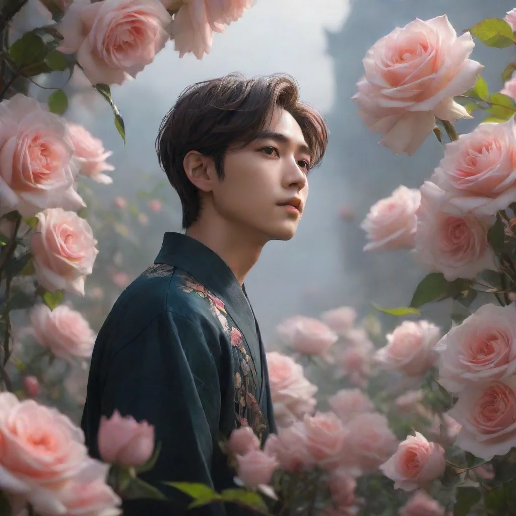 trending beomgyu rose tomorrow by together flowers fantasy art cinematic fantasy art good looking fantastic 1