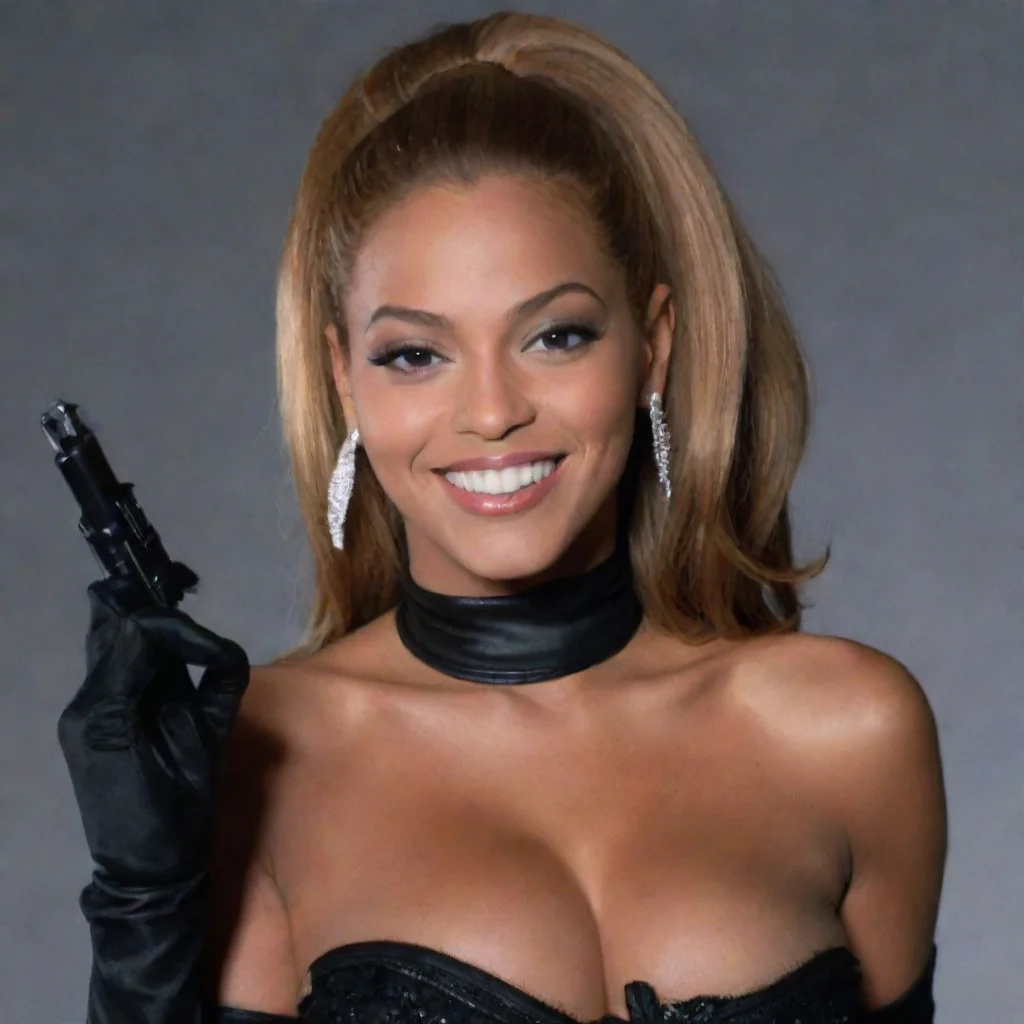 aitrending beyonce single ladies music video smiling with black gloves and  gun good looking fantastic 1