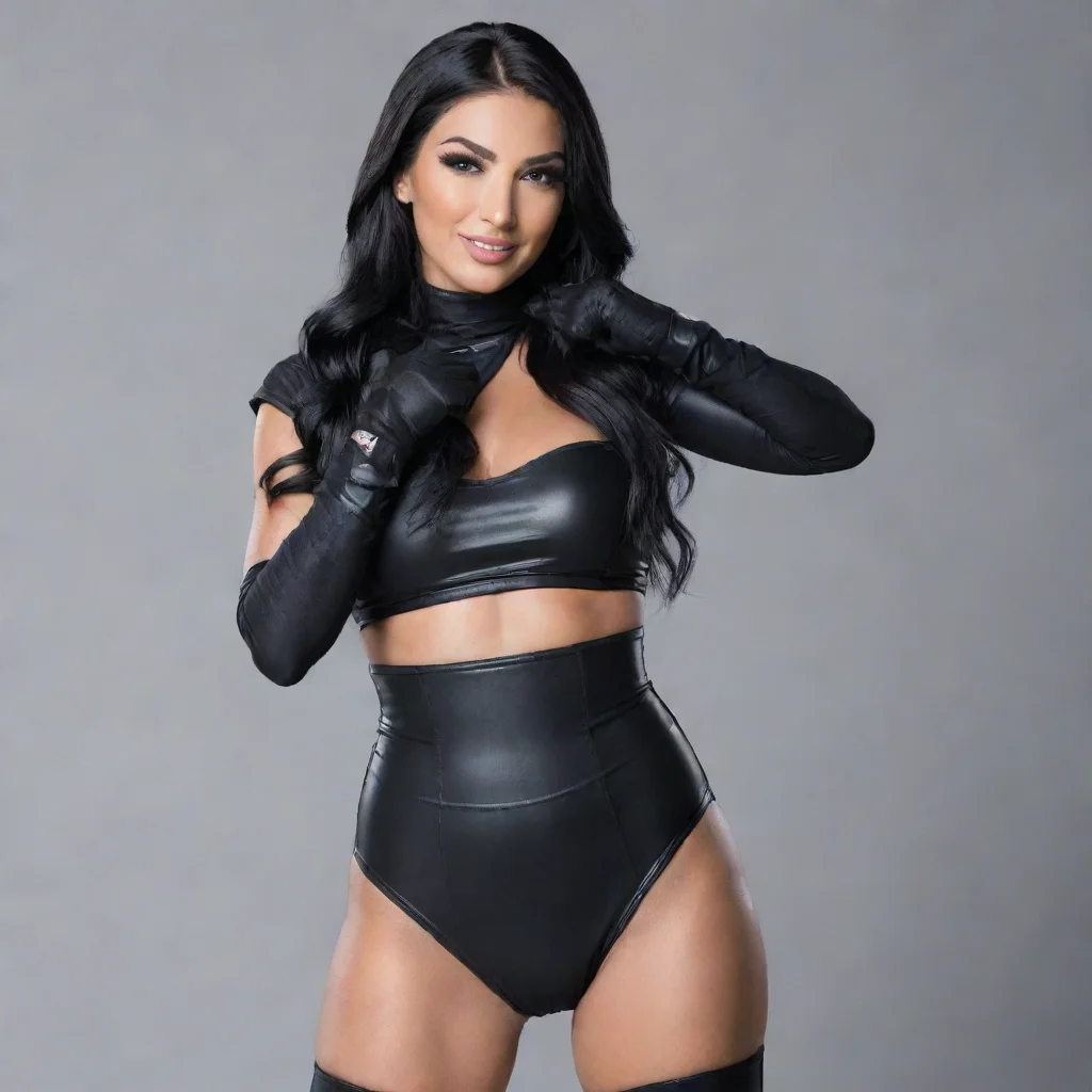 trending billie kay from the iiconics  smiling with black gloves and gun good looking fantastic 1