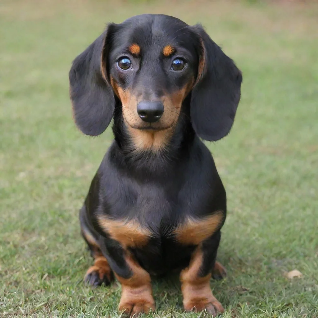 aitrending black and brown dachshund named schultz  good looking fantastic 1