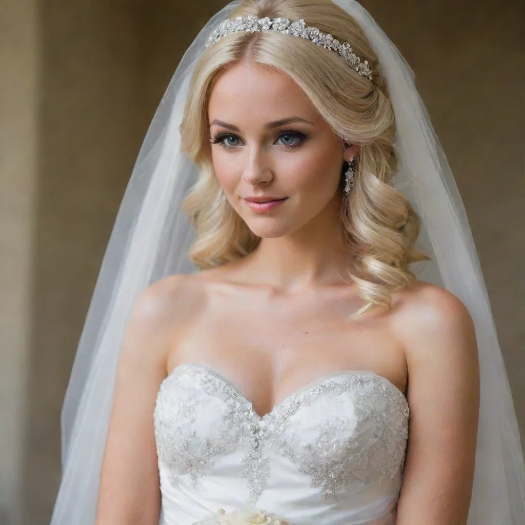 aitrending blond bride good looking fantastic 1