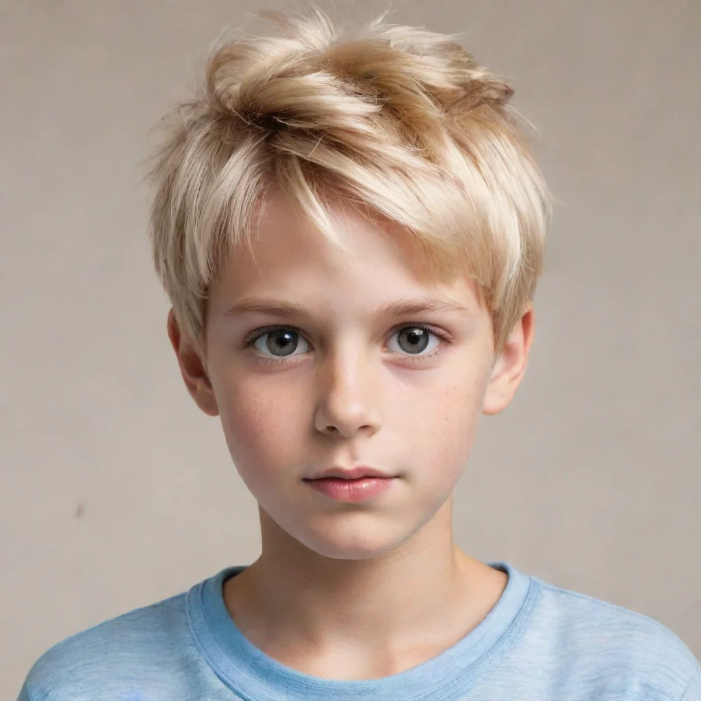 aitrending blonde hair boy good looking fantastic 1