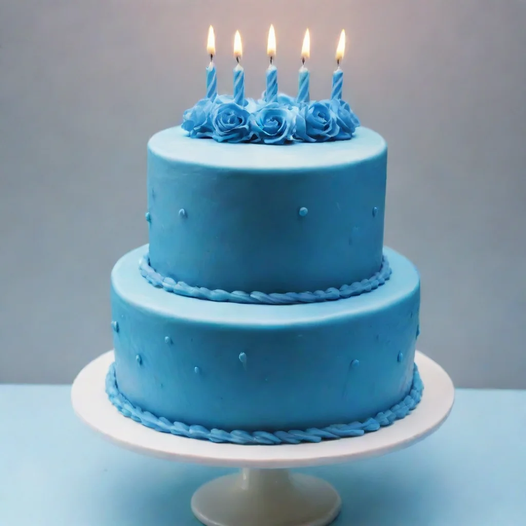 trending blue birthday cake good looking fantastic 1