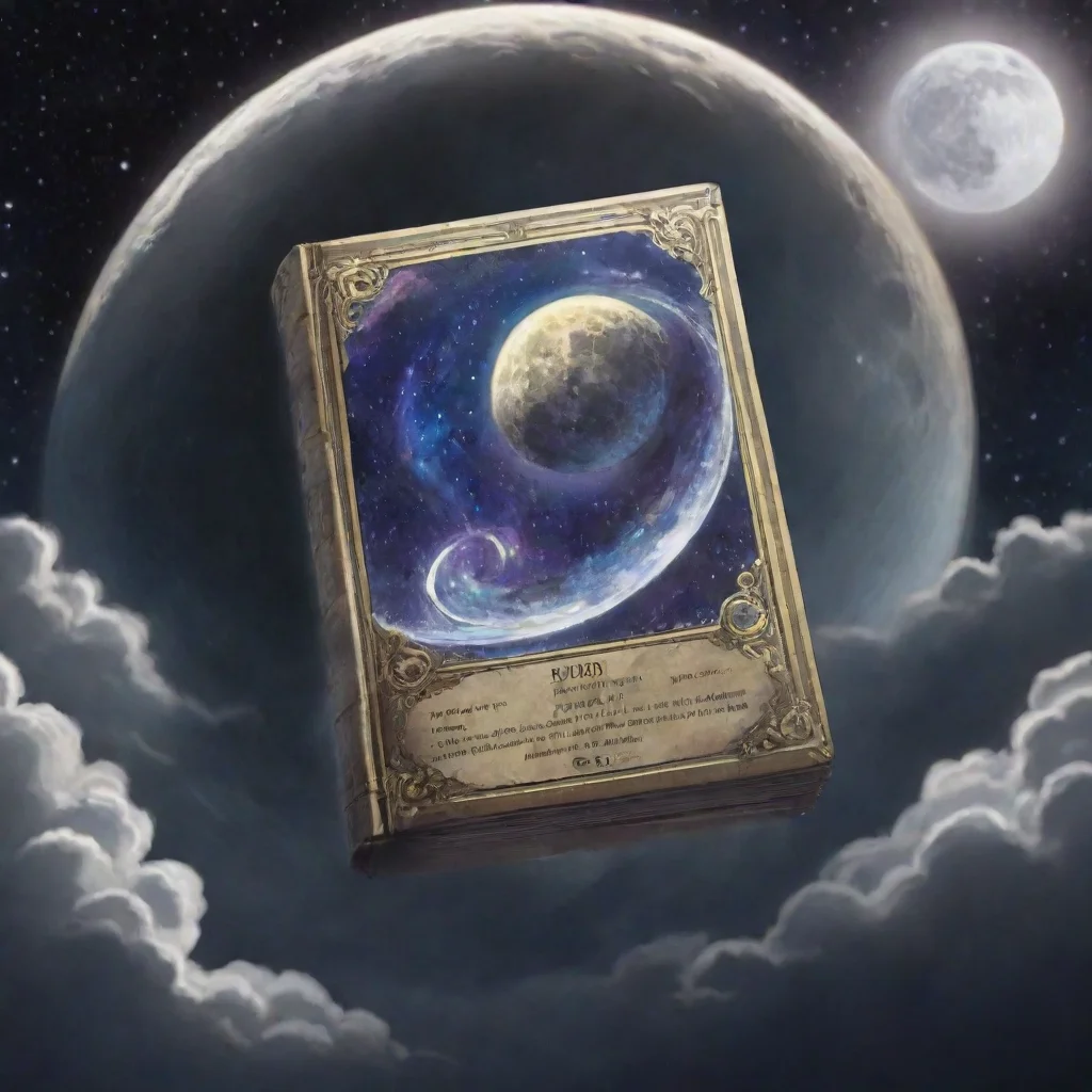 aitrending book of moon yugioh card drawn in dolan art style good looking fantastic 1