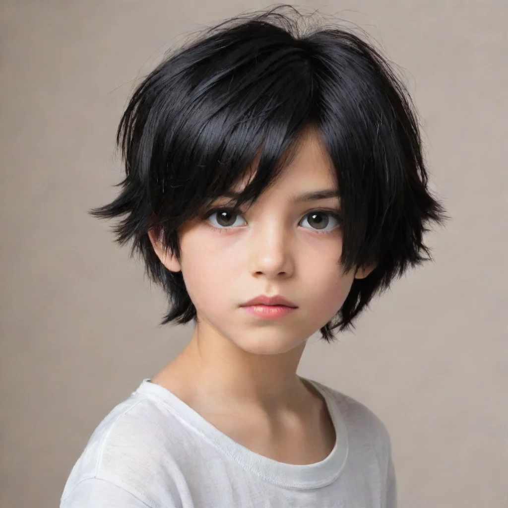 aitrending boy with black hair good looking fantastic 1