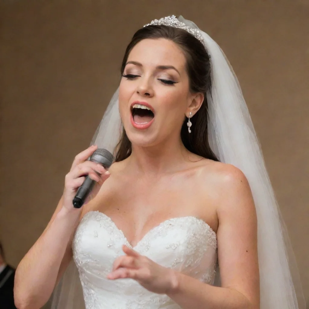 aitrending bride singing good looking fantastic 1