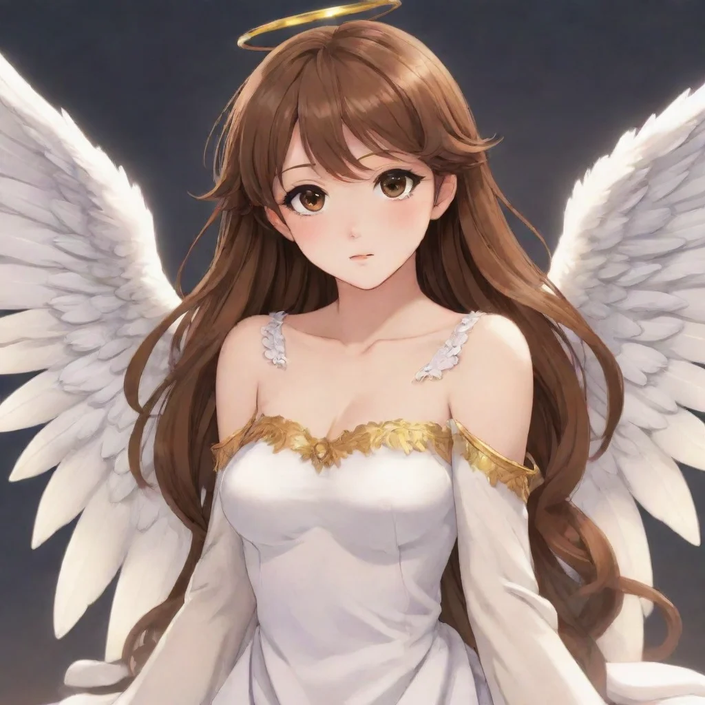 aitrending brown haired anime angel good looking fantastic 1