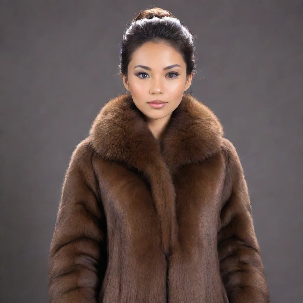 aitrending brown mink fur covered human good looking fantastic 1