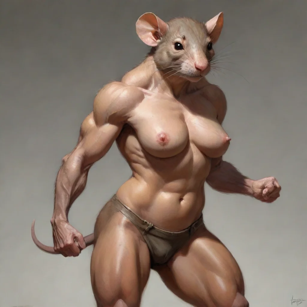 aitrending buff rat woman%2C beautiful%2C strong%2C powerful%2C drawling good looking fantastic 1