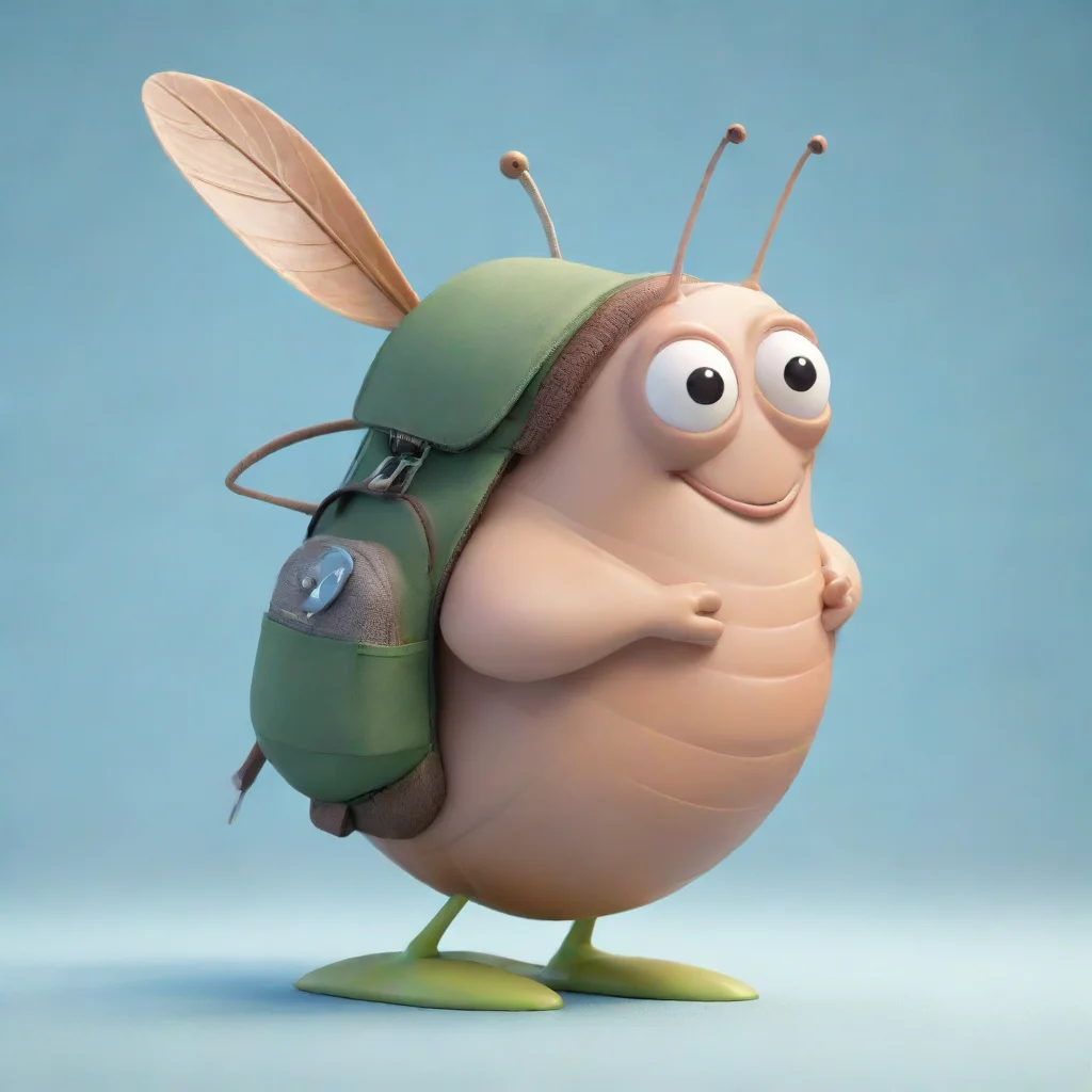aitrending cartoon snail wearing a backpack with helicopter blades coming out of the top of it good looking fantastic 1