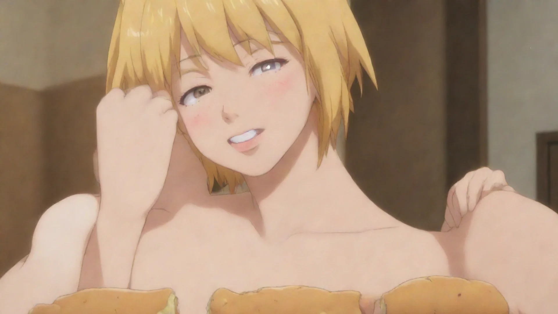aitrending chica anime siendo engordada por su novio mientrss le agarra los rollitos  good looking fantastic 1 wide