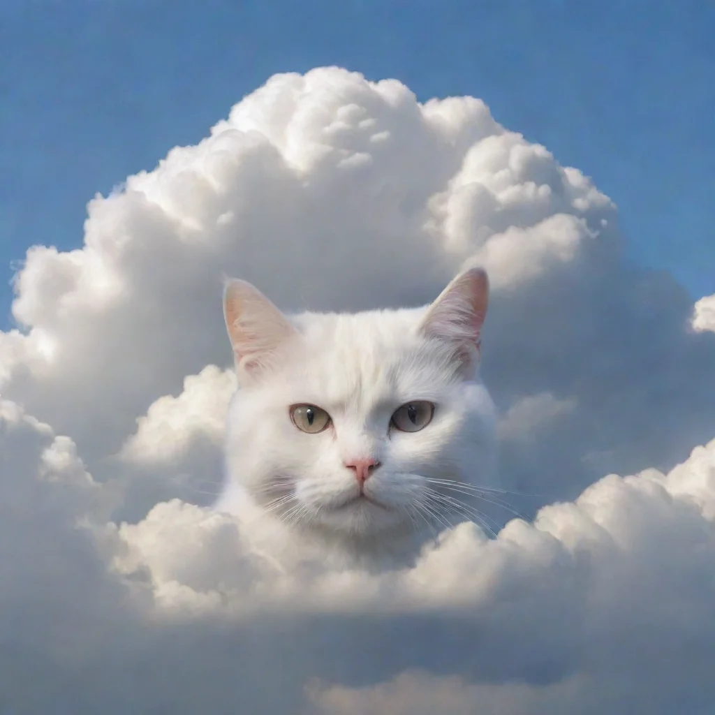 aitrending cloud with face of a cat good looking fantastic 1