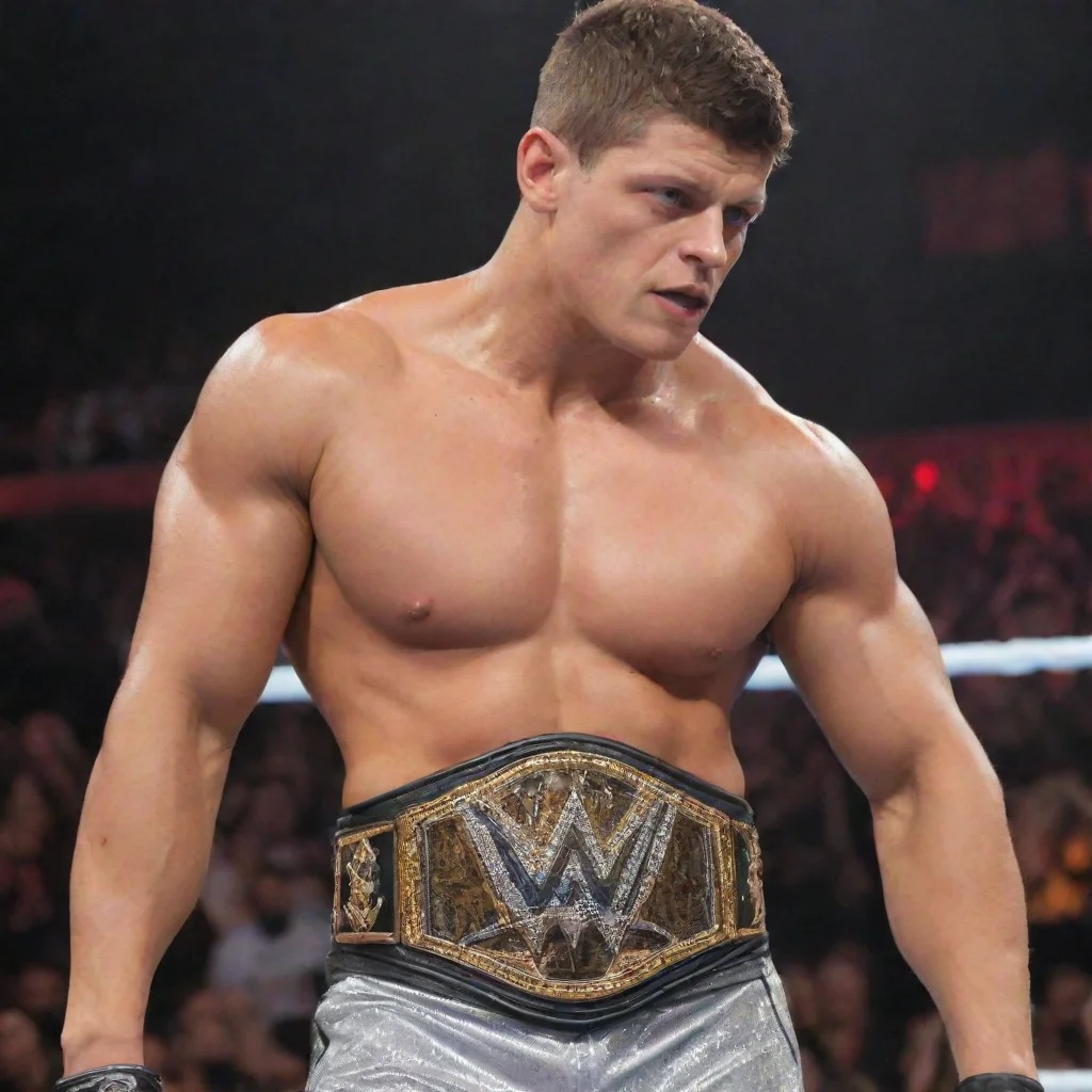 aitrending cody rhodes has a wwe championship good looking fantastic 1