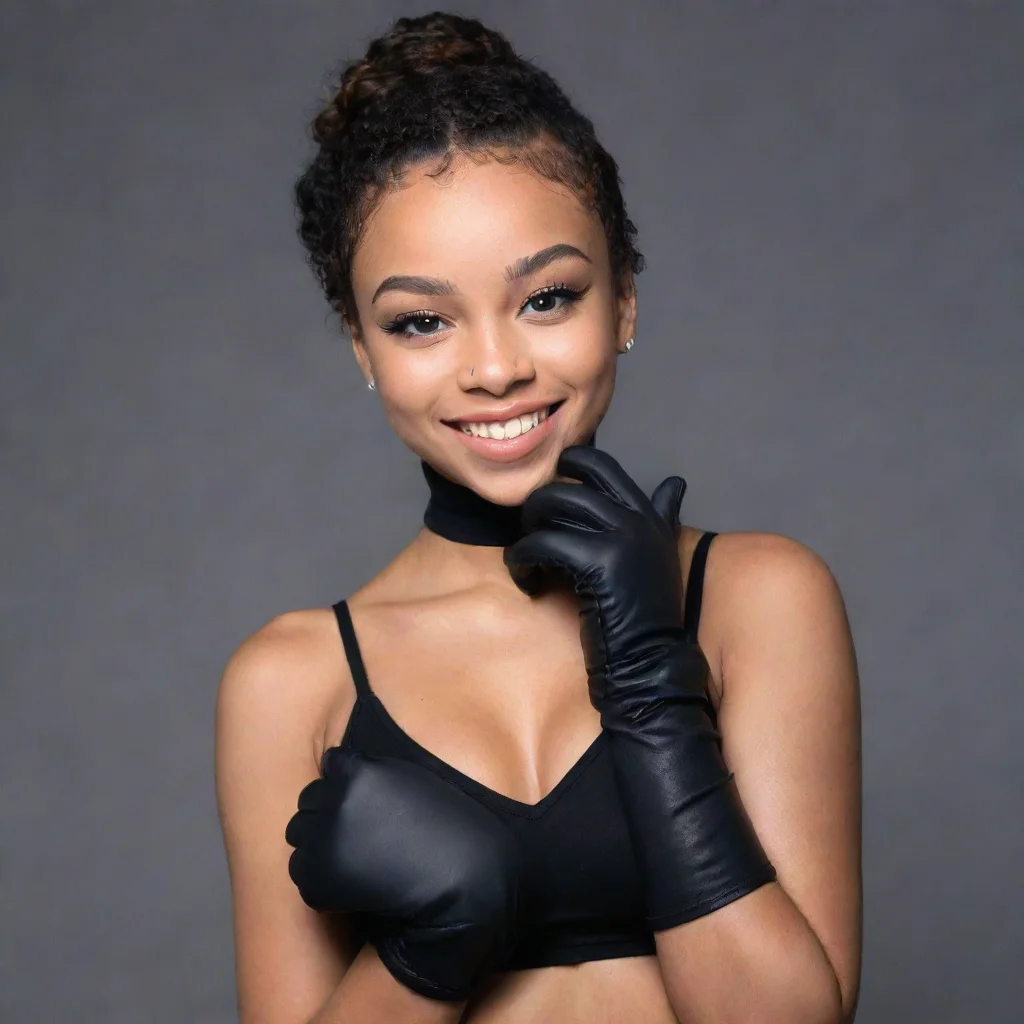 trending coi leray smiling with black gloves good looking fantastic 1