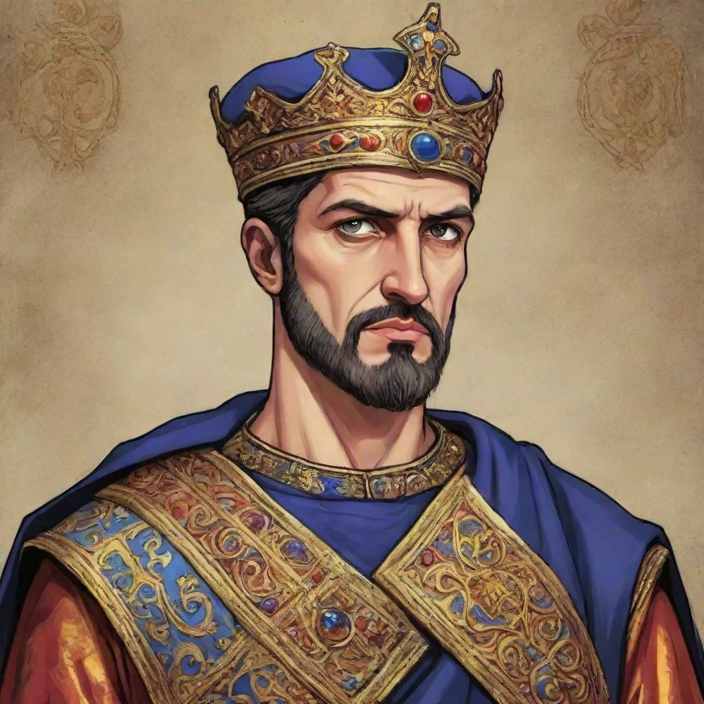 trending comic book style byzantine emperor good looking fantastic 1