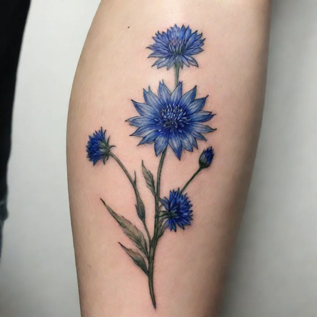 trending cornflower fine line tattoo good looking fantastic 1