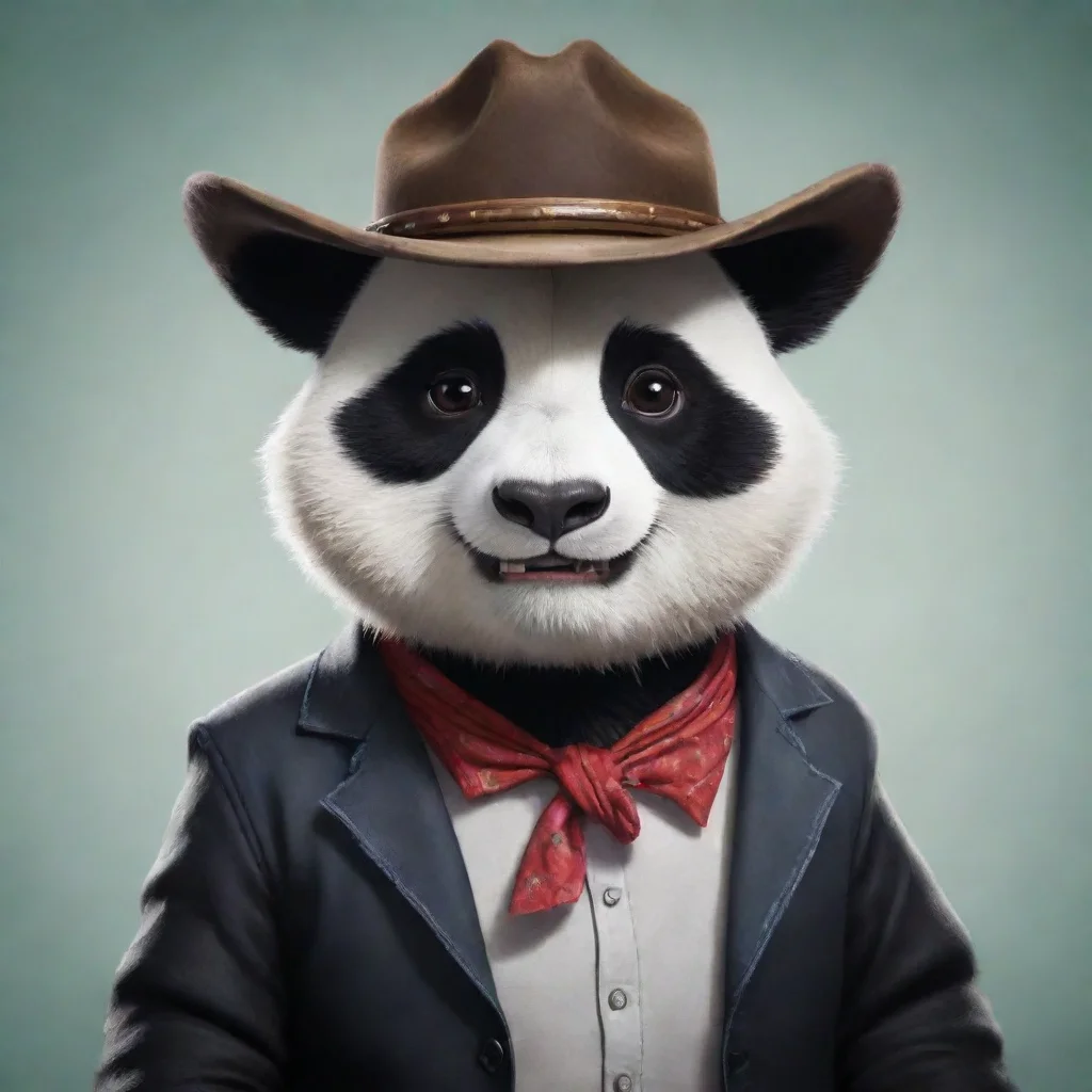 aitrending cowboy panda good looking fantastic 1