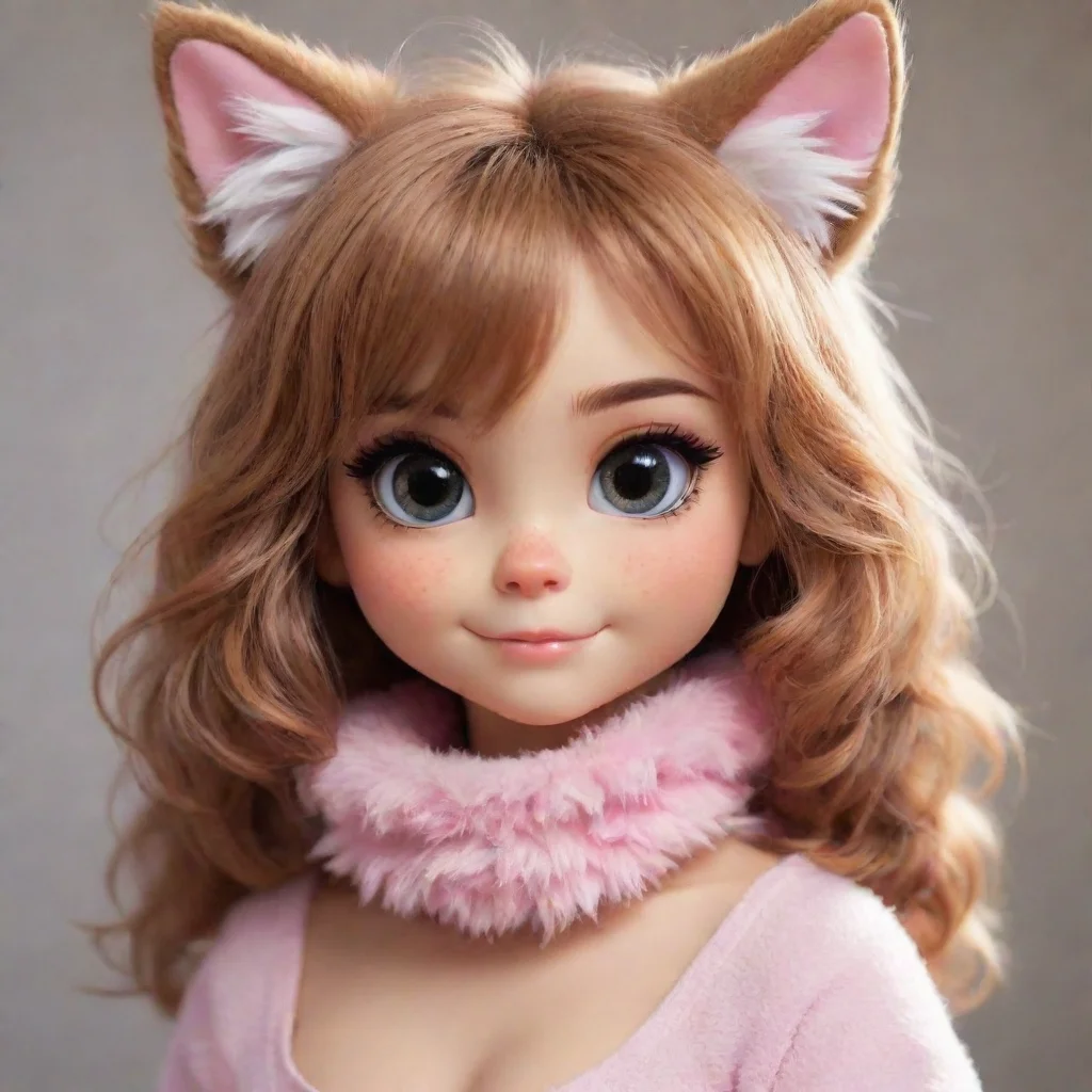 aitrending cute furry girl good looking fantastic 1