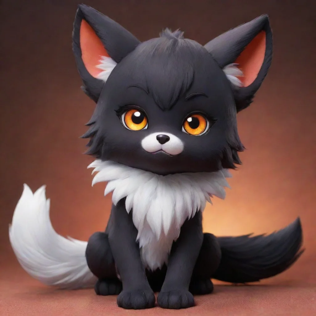 aitrending demon kemono black fox cute good looking fantastic 1