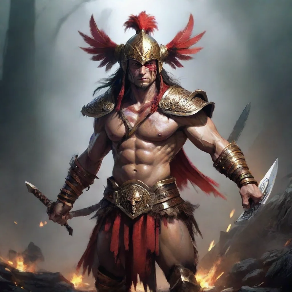 aitrending digital art warrior good looking fantastic 1