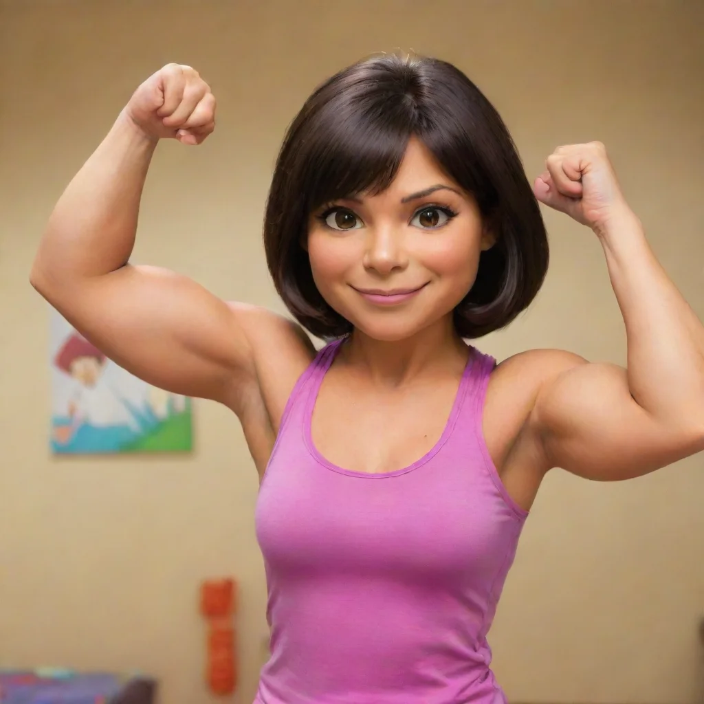aitrending dora the explorer%27s mom biceps flex good looking fantastic 1