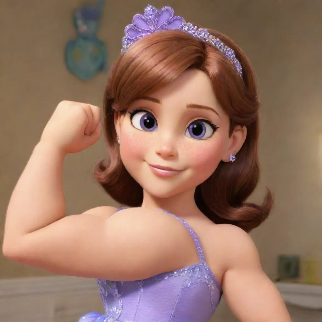aitrending early puberty sofia the first biceps flex good looking fantastic 1