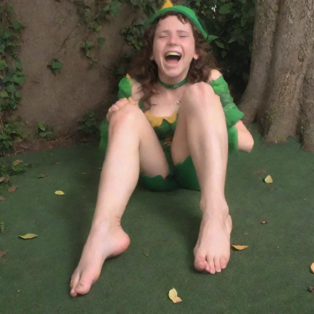 trending elf barefoot laughing tickle good looking fantastic 1